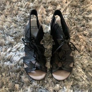 Earth gladiator style sandal.